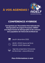 Affiche colloque hybride